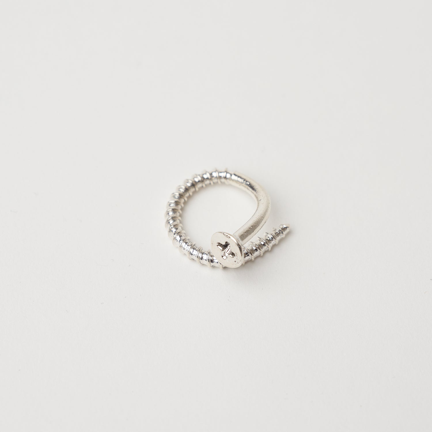 Screw ring silver