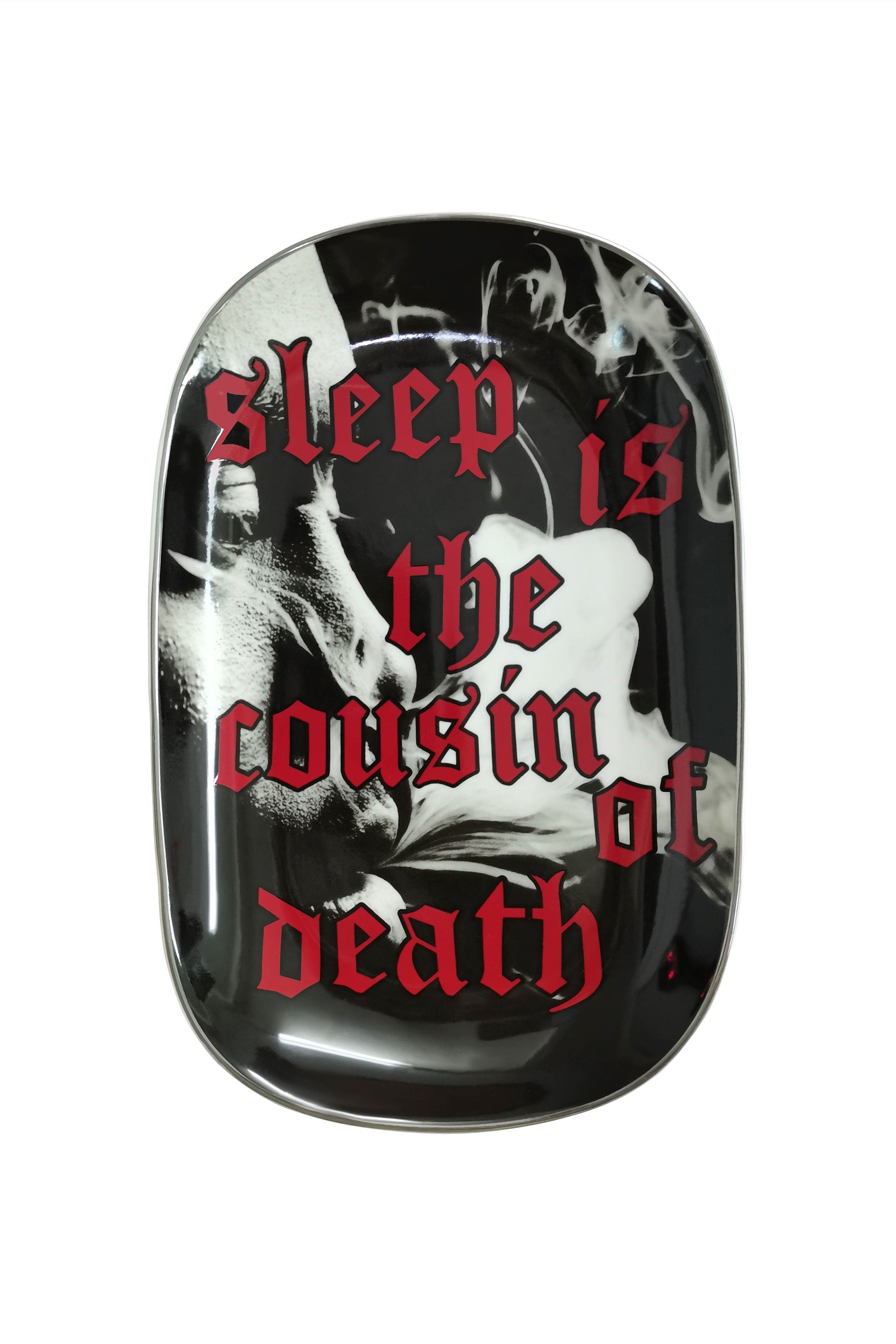 OBJECTS ARE BY x NAS Bone-Free China Tray (Sleep Is The Cousin Of Death)